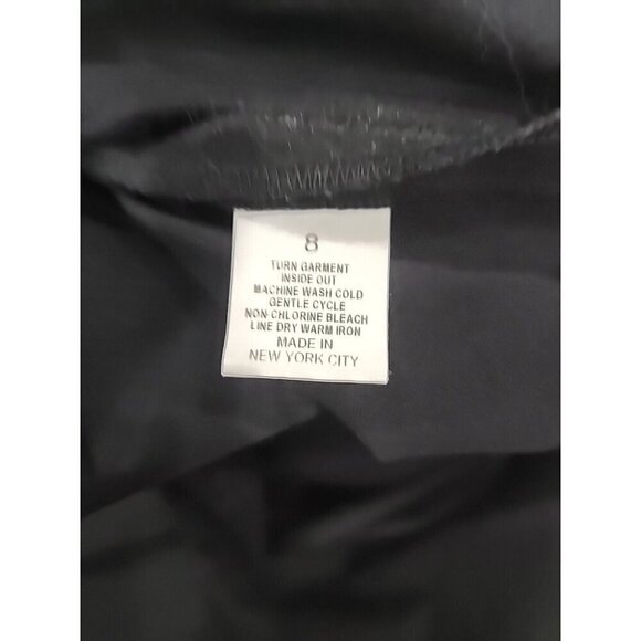 Peace of Cloth Pants Mid-rise Straight Leg Black Made In USA Women's 8 - Picture 7 of 8